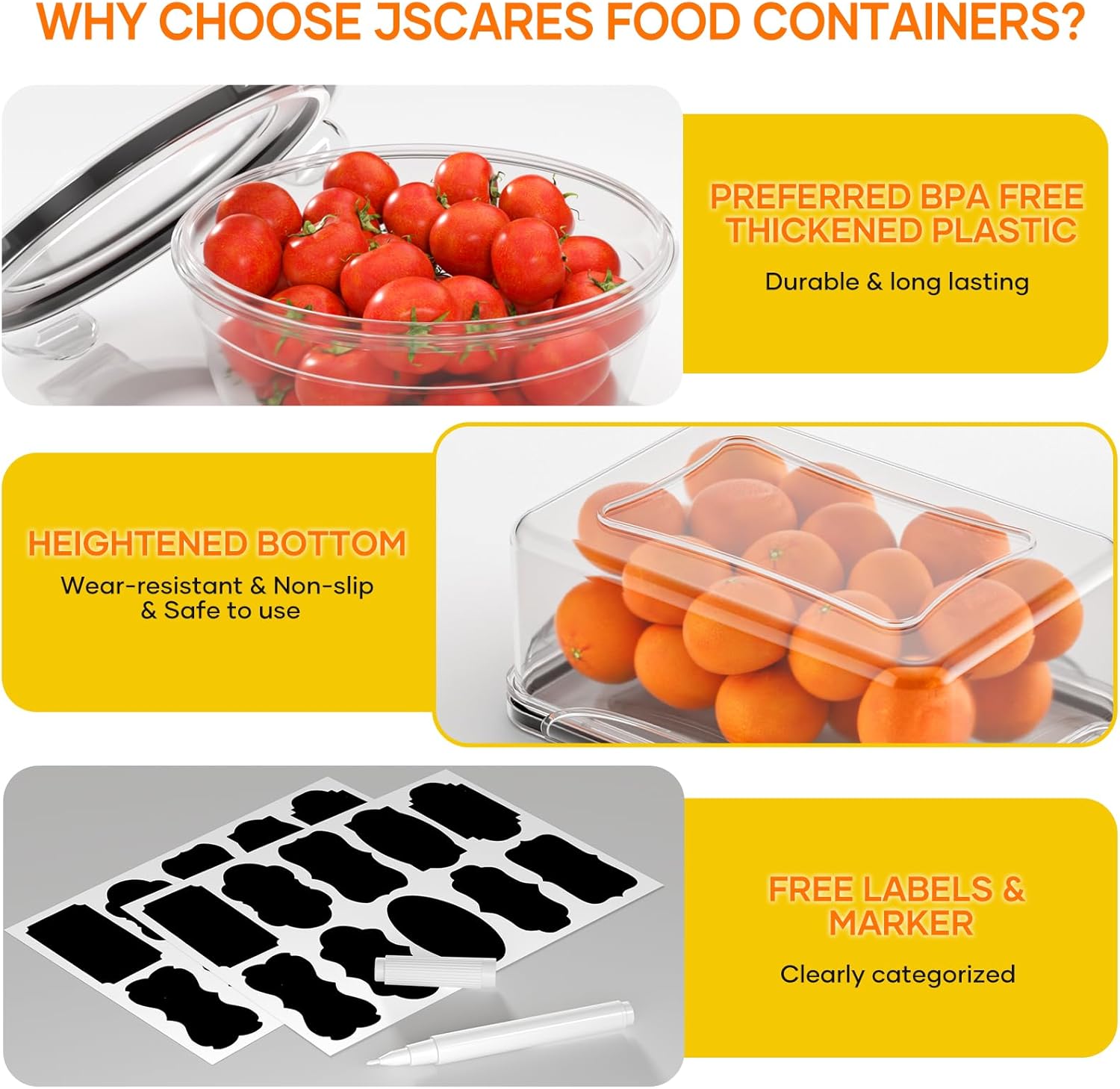 52 PCS Food Storage Containers - Food Storage Containers のレビューと価格