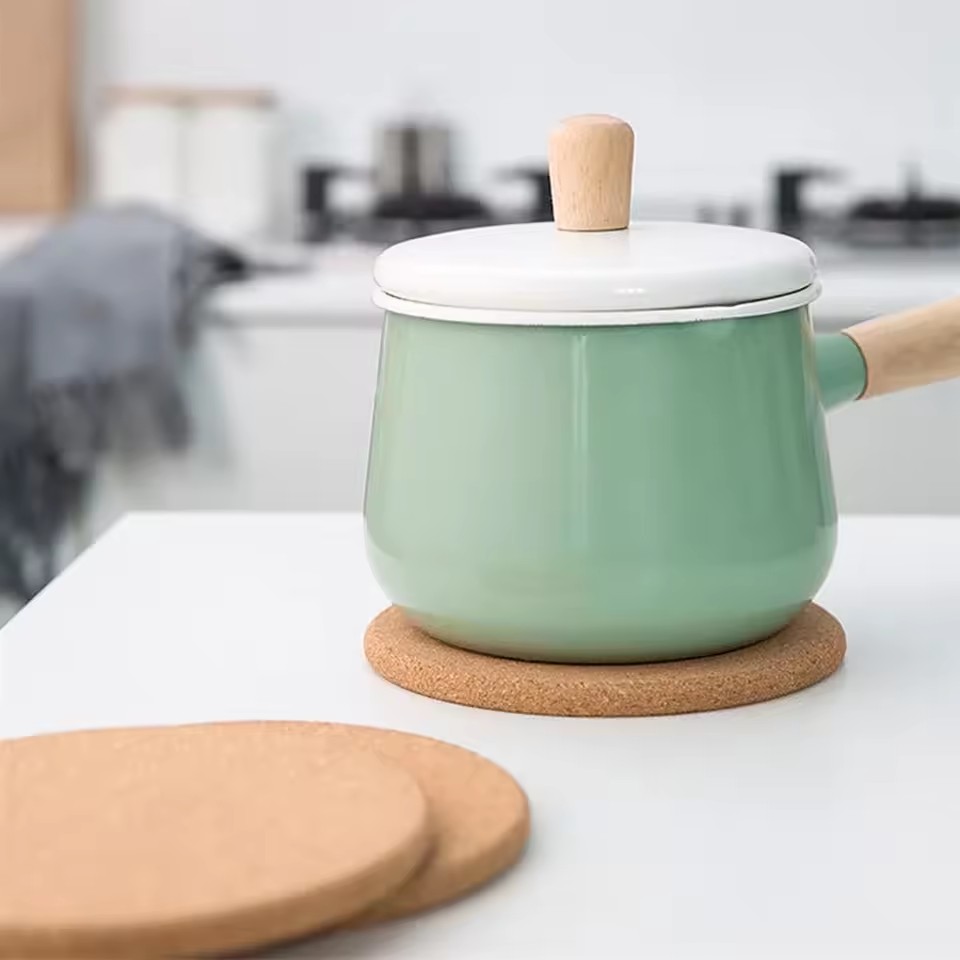 4Pcs Cork Pot Mat Heat Resista - Kitchen Gadgets In Japan のレビューと価格