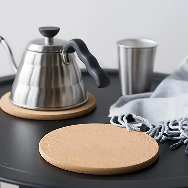 4Pcs Cork Pot Mat Heat Resista - Kitchen Gadgets In Japan のレビューと価格