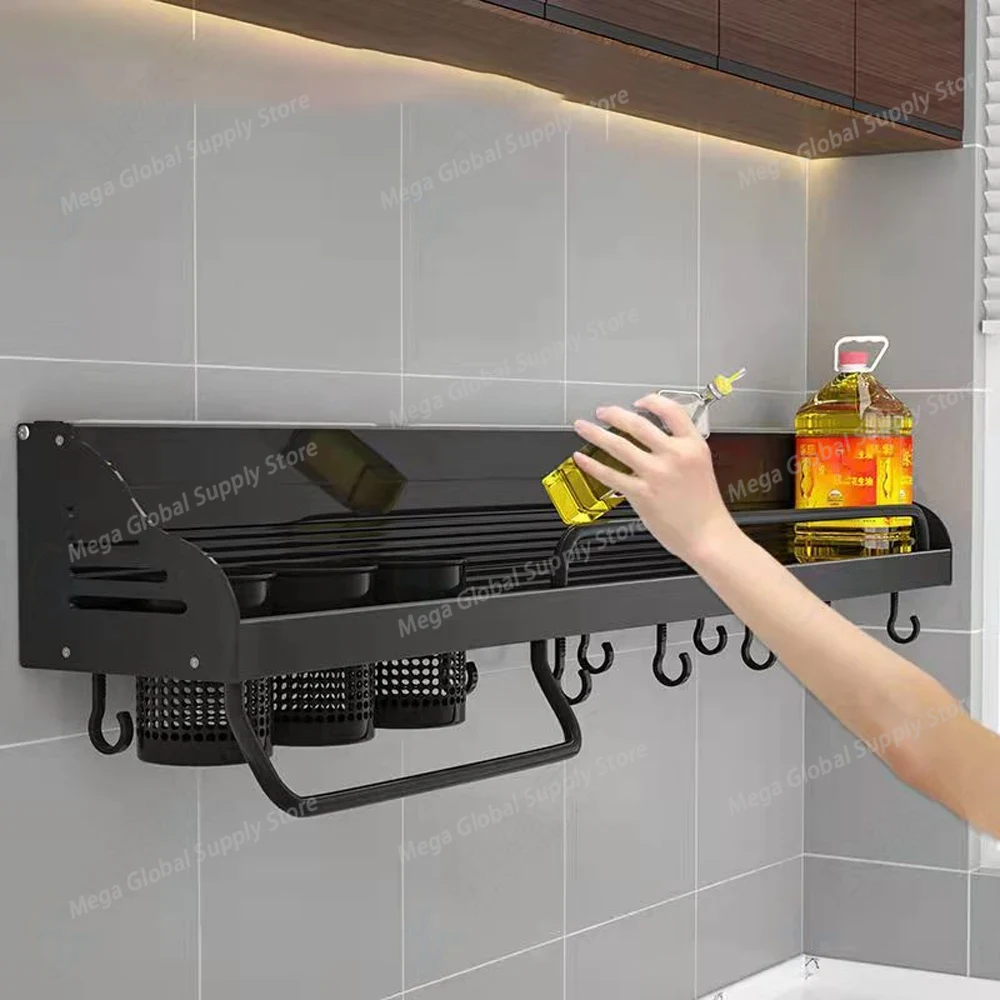 Black Spice Rack Organizer Sea - Kitchen Gadgets Holder のレビューと価格