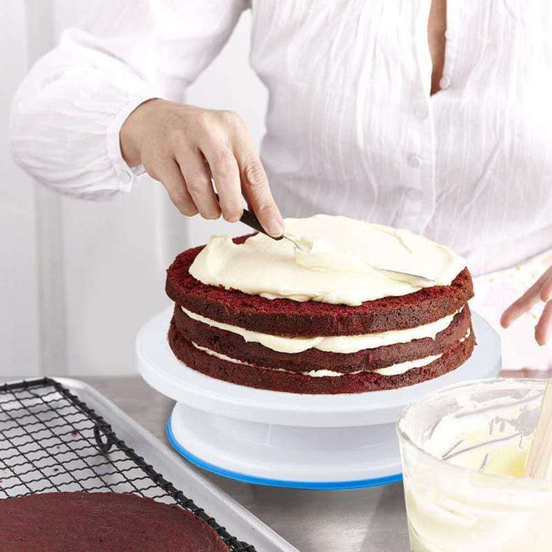 Cake Turntable Set Icing Smoot - Cake Decorating Turntable のレビューと価格
