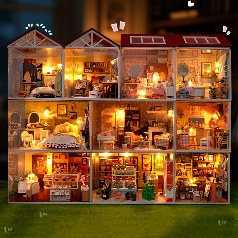 DIY Wooden Dollhouse Mini Bedr - Kitchen Gadgets For Kids のレビューと価格