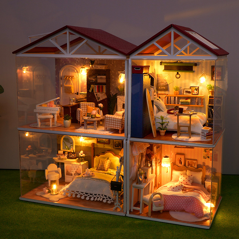 DIY Wooden Dollhouse Mini Bedr - Kitchen Gadgets For Kids のレビューと価格