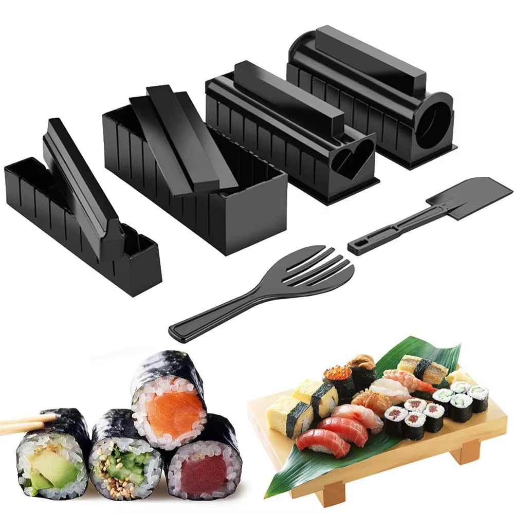 3/10pcs Set Japanese Sushi Mak - Kitchen Gadgets Japanese のレビューと価格