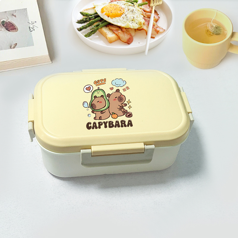 Capybara Bento Lunch Box Carto - Food Storage Containers のレビューと価格