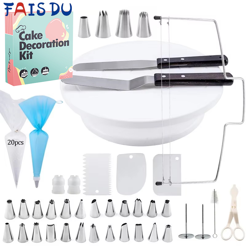 Pastry Turntable Kit Cake Deco - Cake Decorating Turntable のレビューと価格
