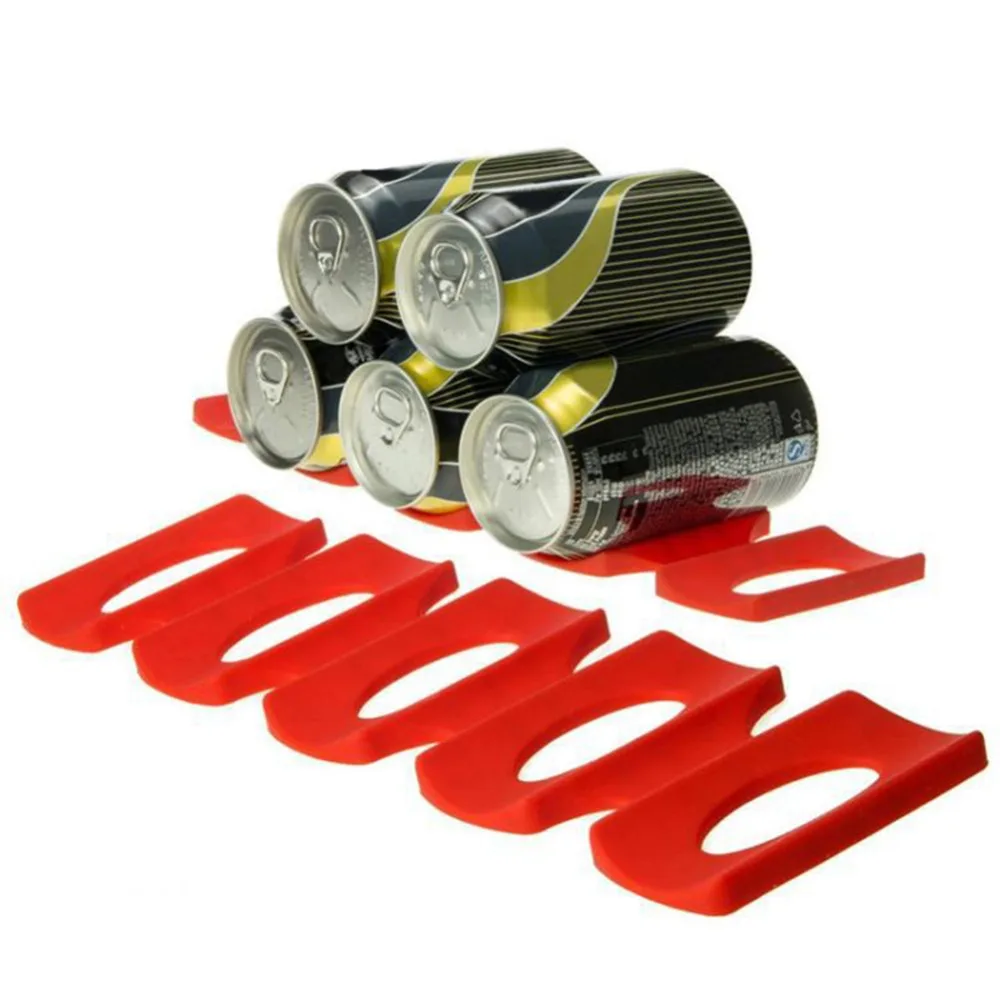 Red Silicone Fridge Can Beer W - Kitchen Gadgets Holder のレビューと価格