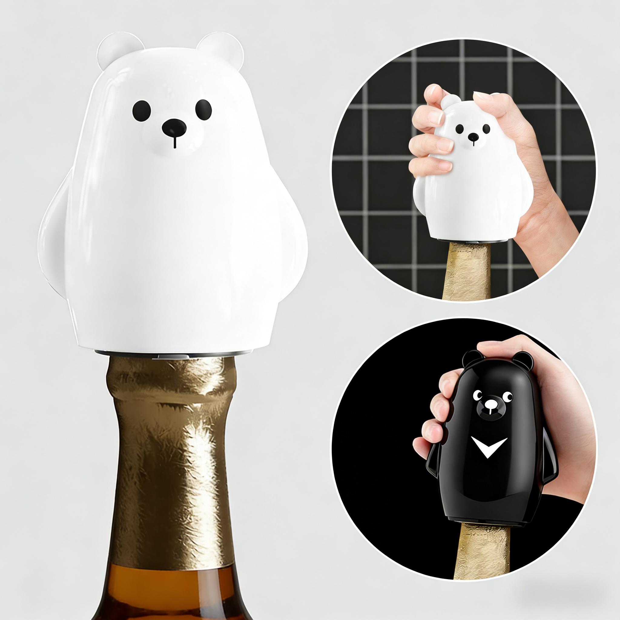 Cute Black & White Bear Bottle - Kitchen Gadgets Gift Ideas のレビューと価格