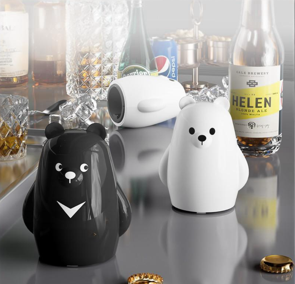 Cute Black & White Bear Bottle - Kitchen Gadgets Gift Ideas のレビューと価格